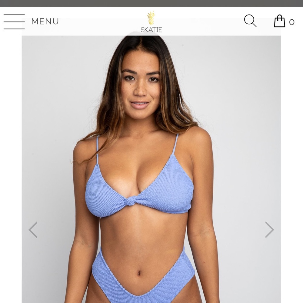 Skatie Sarah Top in Periwinkle